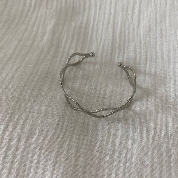 Adjusted silver cuff bracelet - Picture 3 of 3